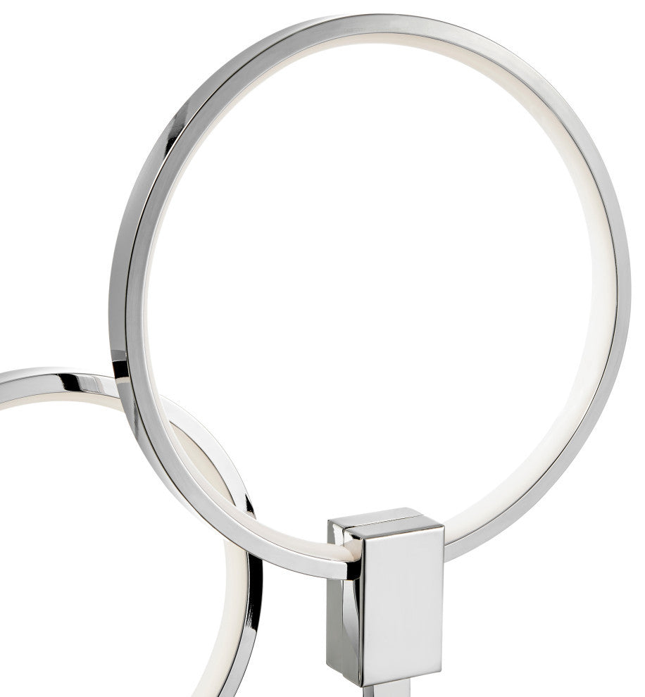 Hong Kong Dimmable Integrated Led Table Lamp, Chrome