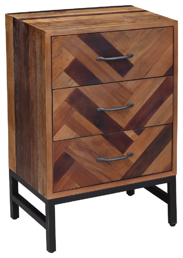 Benton 3-Drawer Nightstand