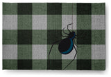 Eeek! Halloween Design Chenille Area Rug, Green-Gray, 2'x3'