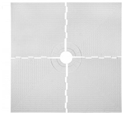 48" x 48" TruSlope Pre-formed Shower Tray - Center Drain