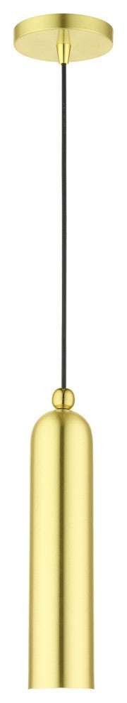 Satin Brass Mid Century Modern, Minimal, Urban, Scandinavian Pendant