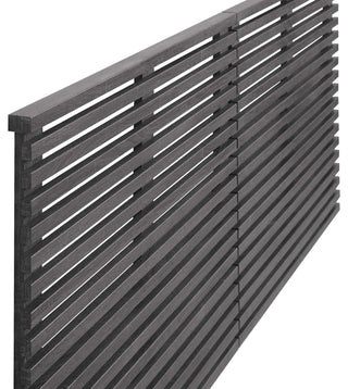 Render Wall Mount King Headboard, Charcoal