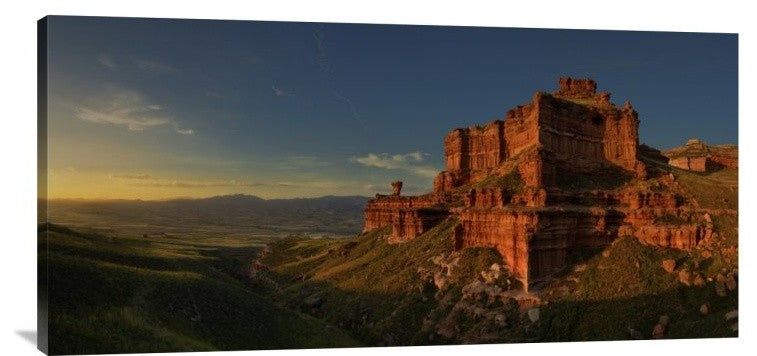 "Small Canyon" Stretched Canvas Giclee by David Martin Castan, 36x18"