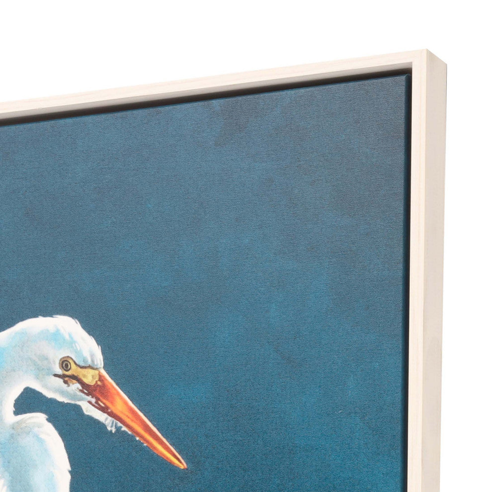 Egret in Lily Pads Artwork