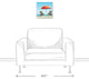 Lazy Beach Day 12x12 Canvas Wall Art