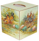 TB192-Easter Bunny and Chicks Tissue Box Cover