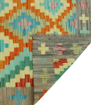Sangat Flatweave Obiadull Rust/Beige Runner, 2'10 x 9'9