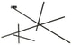 Crossroads 9 Light LED Flushmount, Black