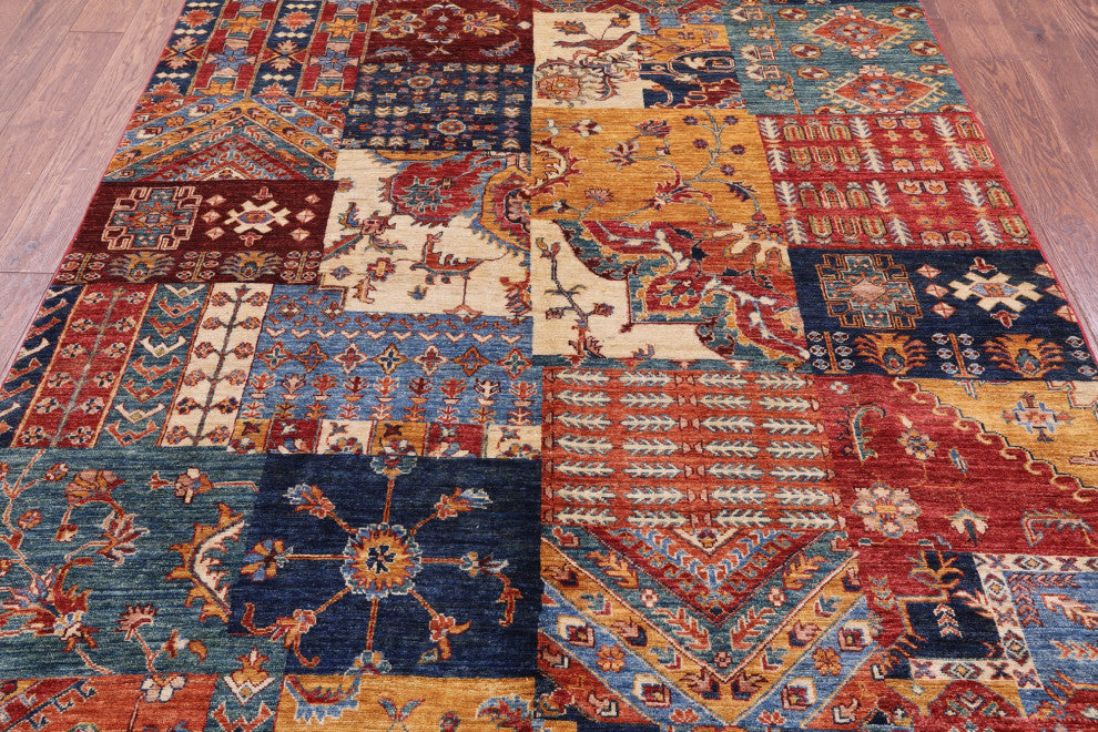 Super Kazak Hand-Knotted Rug 5' 9" X 8' 0" Q11122