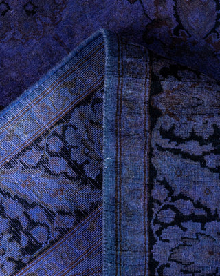 Fine Vibrance, One-of-a-Kind Hand-Knotted Runner Rug Purple, 3'1"x8'5"