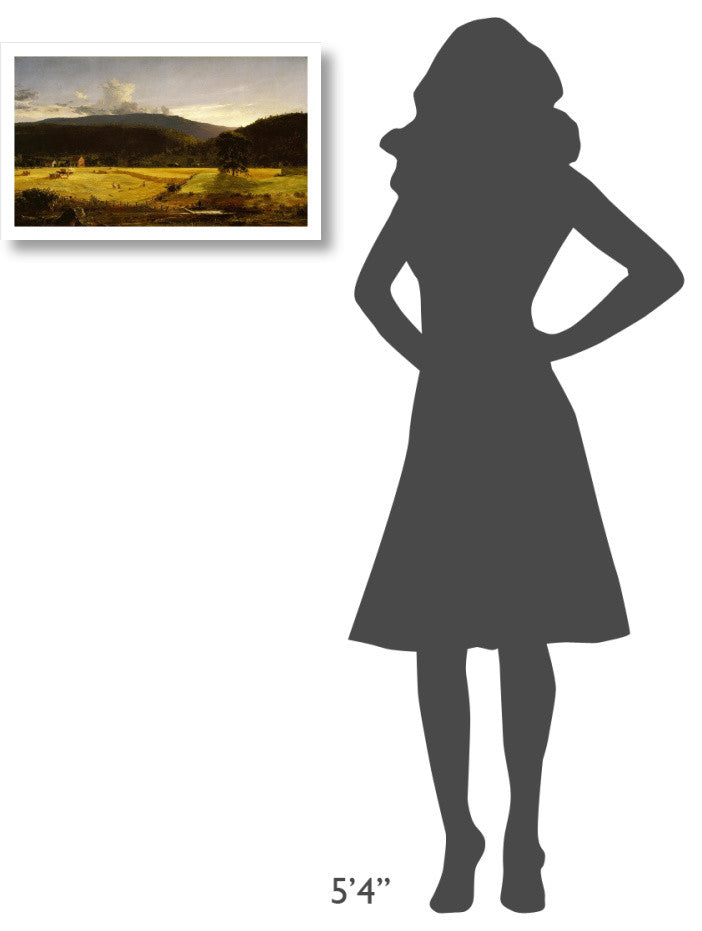 "Bareford Mountains, West Milford, New Jersey, 1850" Paper Art, 24"x15"