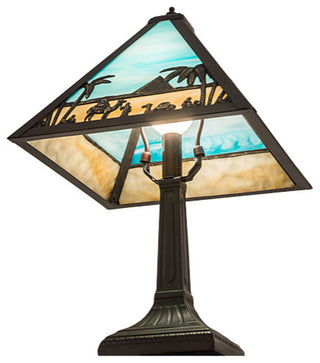 16H Camel Mission Table Lamp