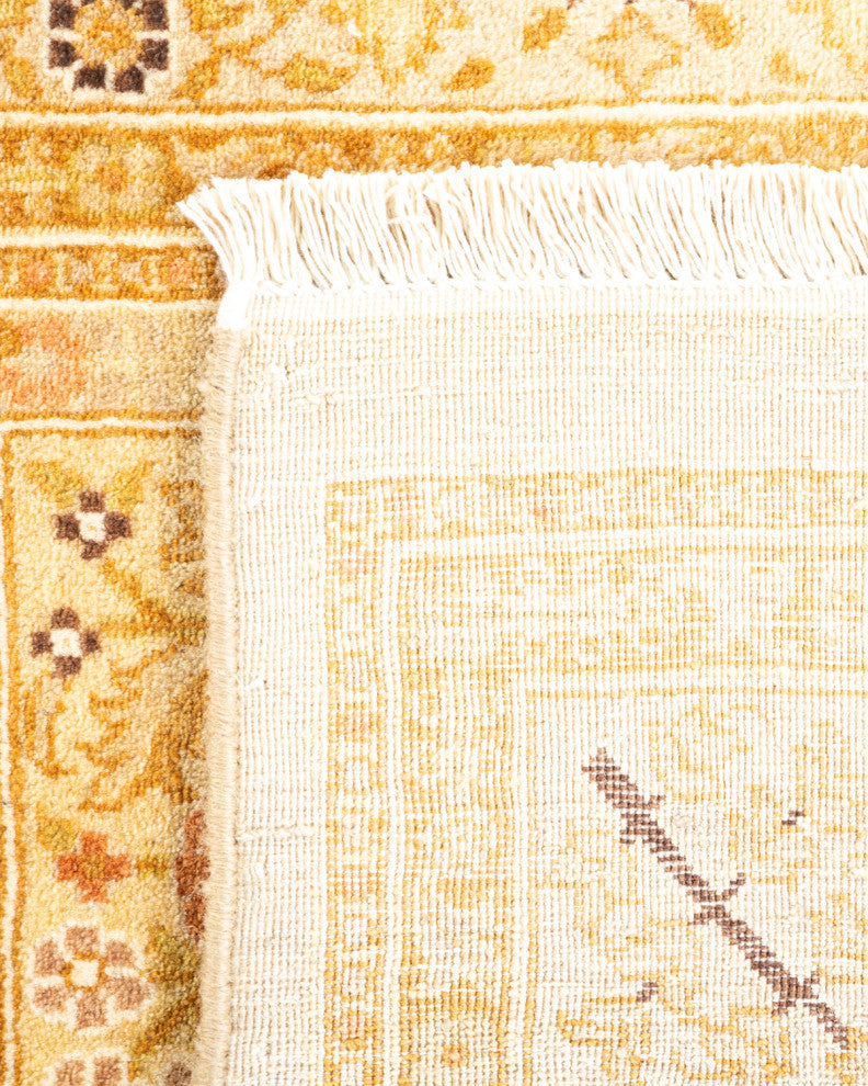 Bareilly, One-of-a-Kind Hand-Knotted Area Rug Ivory, 3'0"x9'2"
