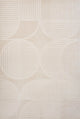 Nordby High-Low Geometric Arch Scandi Striped Indoor/Outdoor Area Rug