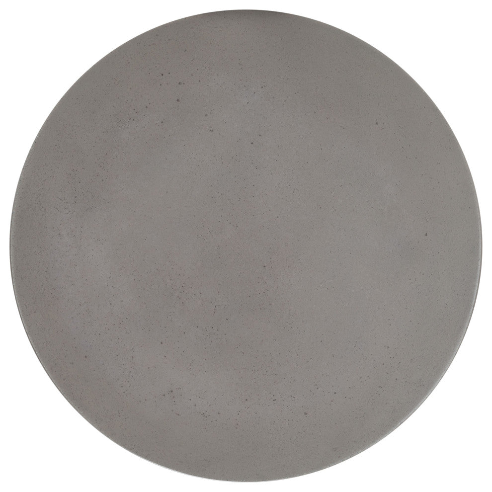 Safavieh Akiko Concrete Accent Table Dark, Grey