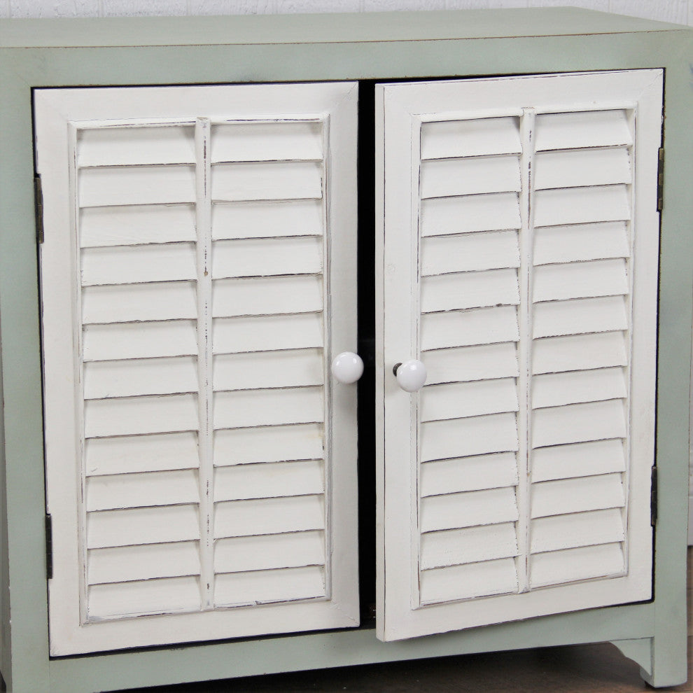 Coastal Shutter Door Cabinet