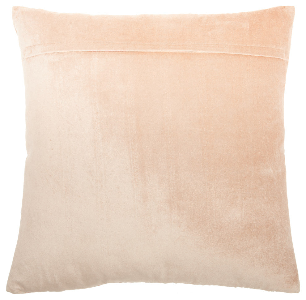 Mina Victory AZ217 Throw Pillow, Blush, 20"X20"