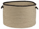Colonial Mills Basket Boat House Brown Round