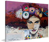 "Ambition" Painting Print on Wrapped Canvas, 36x30