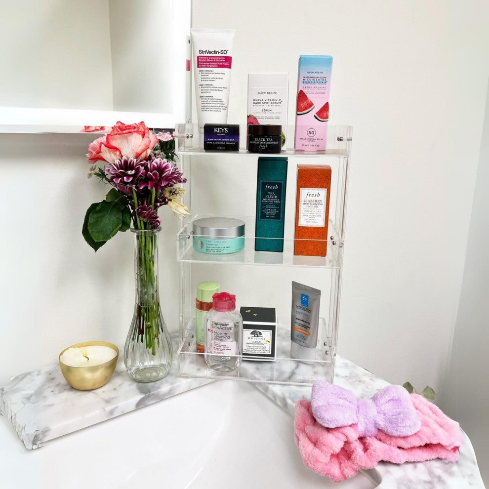 3 Tier Acrylic Shelf Organizer