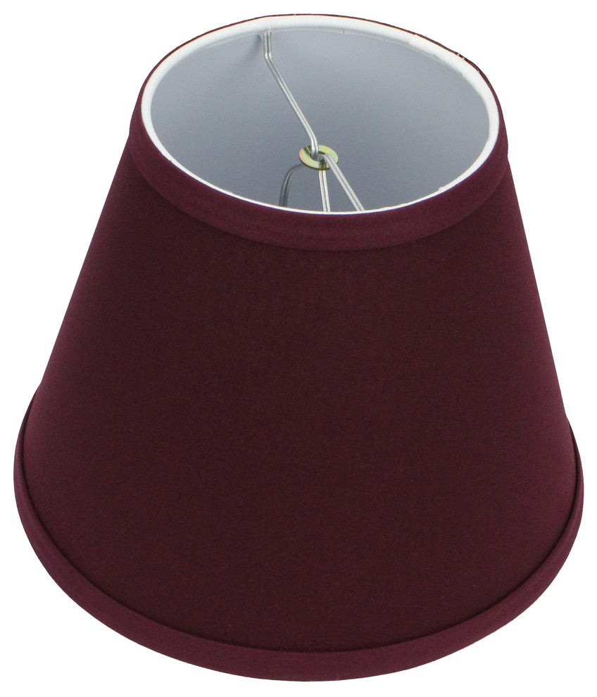Fenchel Shades, 5"x9"x7" Spider Attachment Empire Lamp Shade, Linen