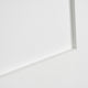 1-Panel Kimberly Bay Door, Interior Slab Shaker, White, 1.375"x24"x80"