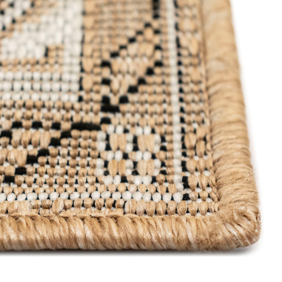 Carmel Kilim Indoor/Outdoor Rug, Sand, 6'6"x9'4"