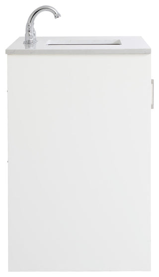 42" Single Bathroom Vanity, White