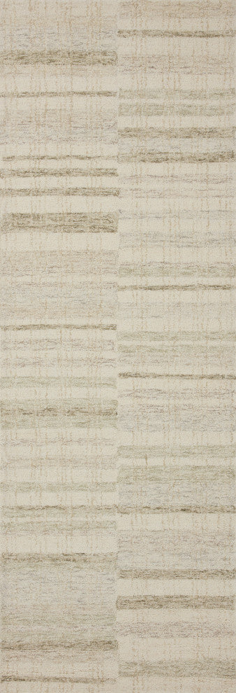 Chris Loves Julia x Loloi Chris Natural / Sage 18" x 18" Sample