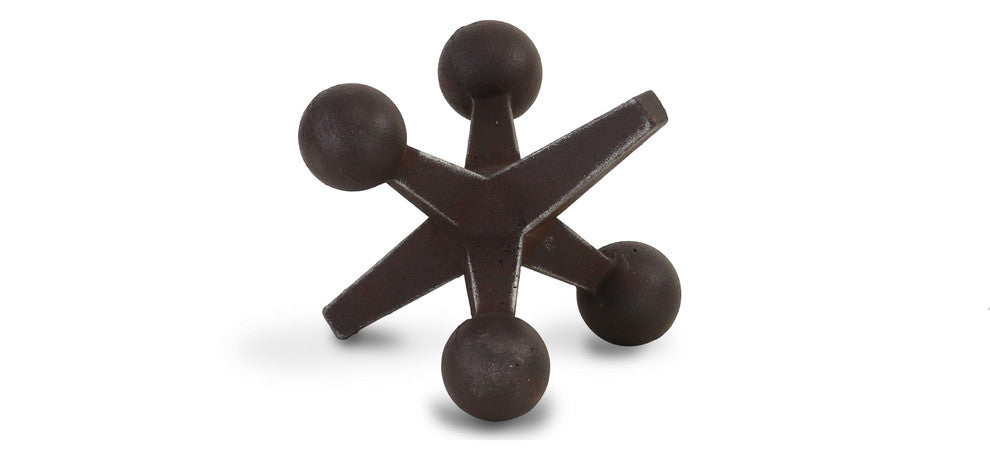 Cast Iron Jack Decor, Black