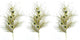 3 Pieces 35" Dazzling Glitter Ornament Ball Christmas Spray, Gold