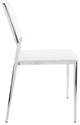 Aaron Stackable Dining Chair, White