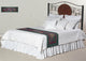 Tartan Log Cabin Bed Scarves King 32" X 100"