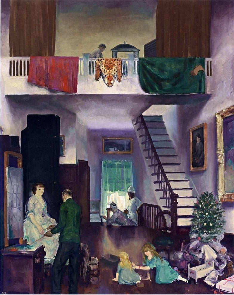 George Wesley Bellows A Studio, 20"x25" Wall Decal