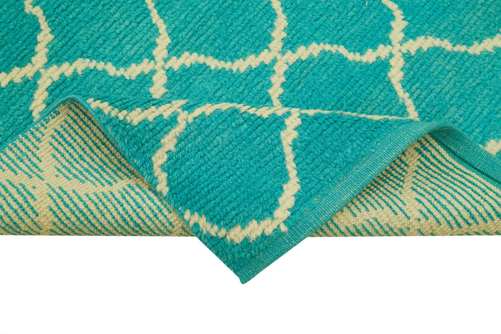 Rug N Carpet - Handmade Unique 3' 1" x 11' 10" Moroccan Runner Rug