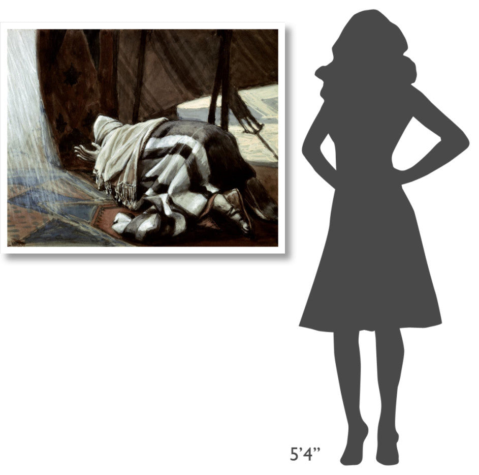 "God's Promise To Abraham" Digital Paper Print by James Tissot, 42"x34"