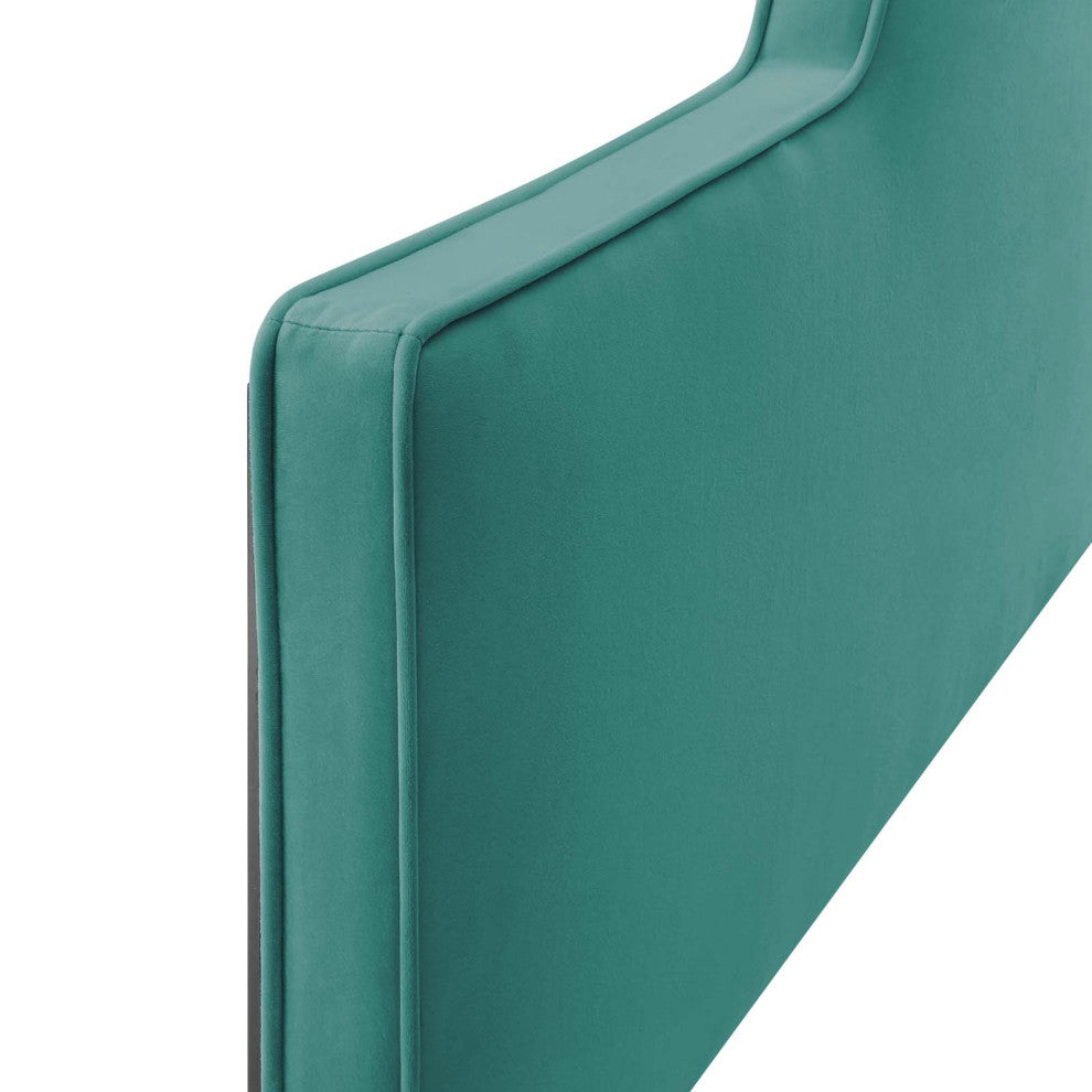 Dawn King/California King Performance Velvet Headboard-Teal