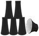 30244-6 Small Bell  Chandelier Clip On Lamp Shade Black 2 1/2"x4"x5"
