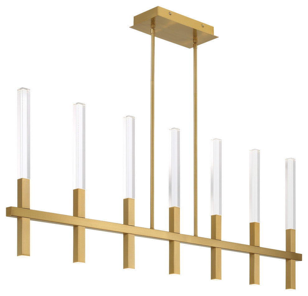 Benicio 7 Light Chandelier, Gold