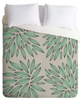 Deny Designs Gabi Mint Duvet Cover - Lightweight
