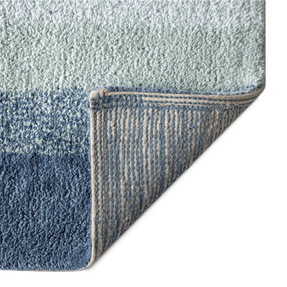 Avebury Cotton Bath Mat, Blue, 30x50