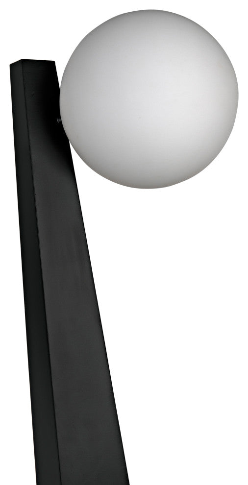 Roy Floor Lamp, Black Metal