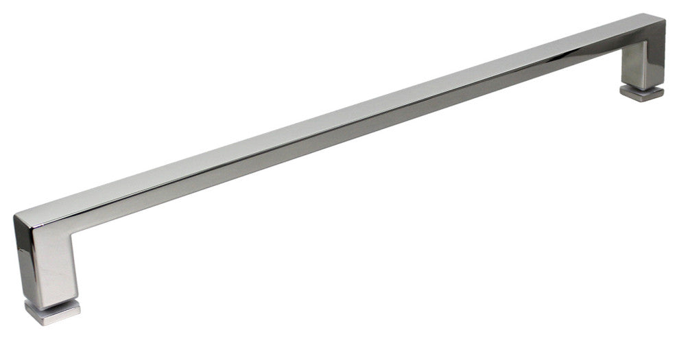 Madeline 60"x60" Frameless Shower Door with Fixed Panel in Polished Chrome