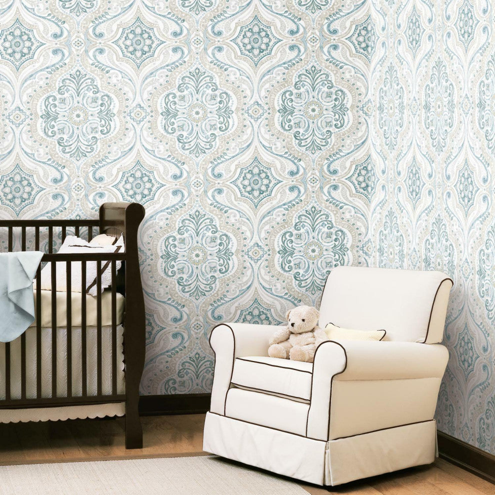 Bohemian Damask Peel & Stick Wallpaper