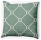 20x20" Ahoy! Nautical Decorative Indoor Pillow, Sage