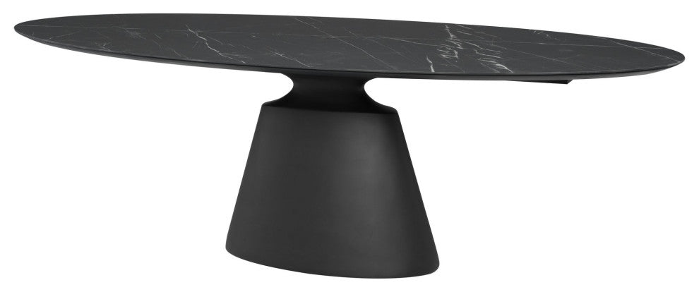 Taji Black Ceramic Dining Table, HGNE294