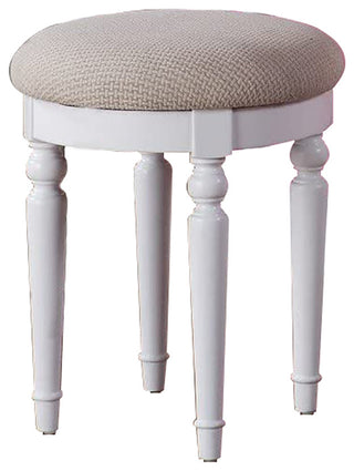 Vanity Set with Tri-Fold Mirror, White