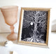 Tree of Life Wall Print, Black and White Tree Fine Art Print "Sacred Tree"