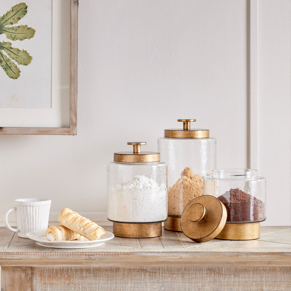 Braiden Canisters, Set of 3
