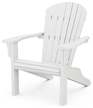 Polywood Seashell Adirondack, White